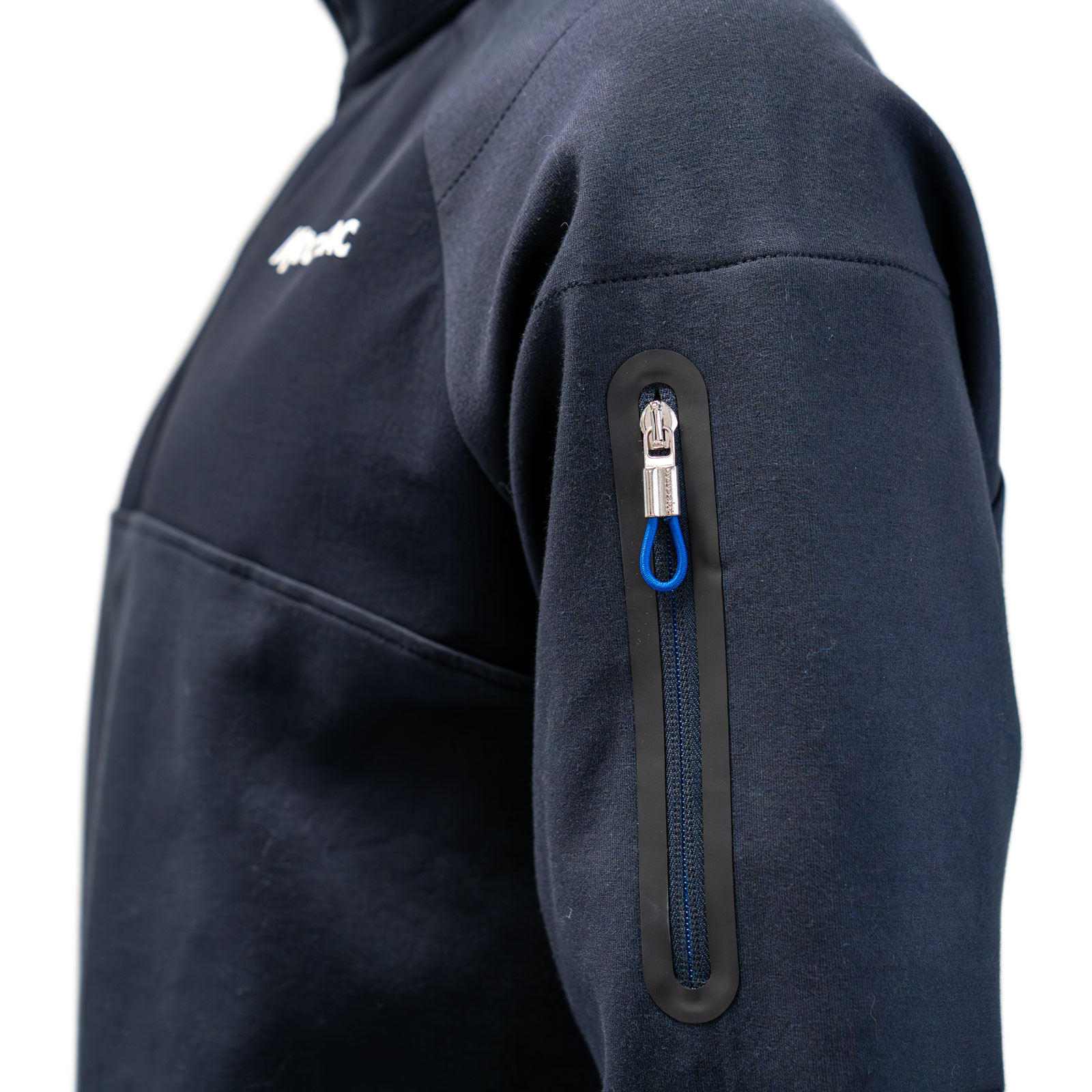 Sweat zippé bleu navy – Image 4